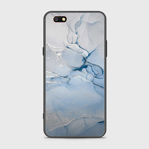 Oppo A77 Cover - Mystic Marble Series - HQ Ultra Shine Premium Infinity Glass Soft Silicon Borders Case