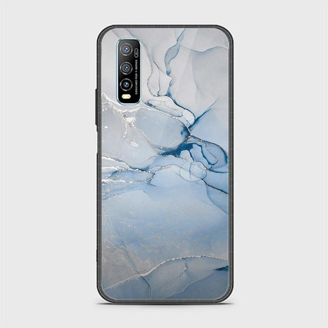 Vivo Y70s Cover - Mystic Marble Series - HQ Ultra Shine Premium Infinity Glass Soft Silicon Borders Case