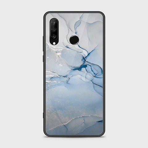 Huawei P30 lite Cover - Mystic Marble Series - HQ Ultra Shine Premium Infinity Glass Soft Silicon Borders Case