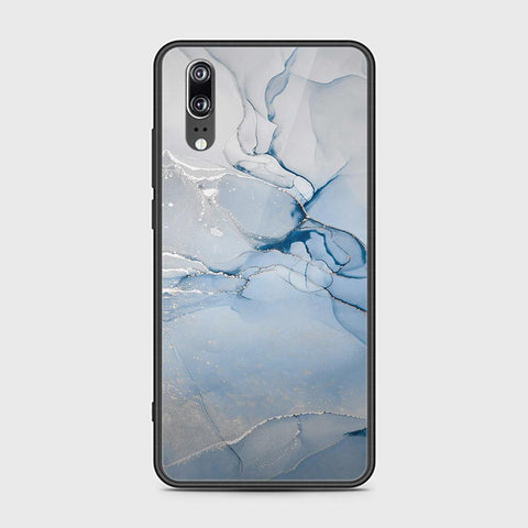 Huawei P20 Cover - Mystic Marble Series - HQ Ultra Shine Premium Infinity Glass Soft Silicon Borders Case