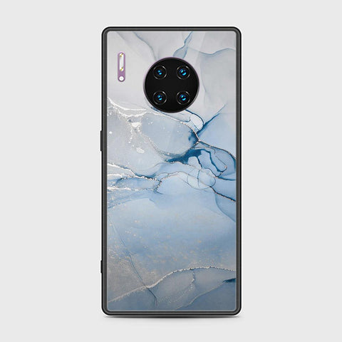 Huawei Mate 30 Pro Cover - Mystic Marble Series - HQ Ultra Shine Premium Infinity Glass Soft Silicon Borders Case