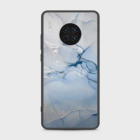 Huawei Mate 30 Cover - Mystic Marble Series - HQ Ultra Shine Premium Infinity Glass Soft Silicon Borders Case