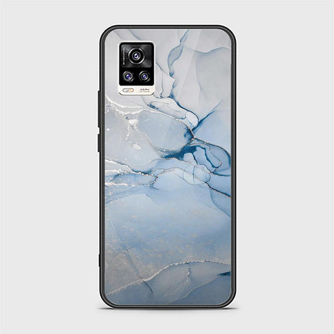 Vivo V20 Cover - Mystic Marble Series - HQ Ultra Shine Premium Infinity Glass Soft Silicon Borders Case