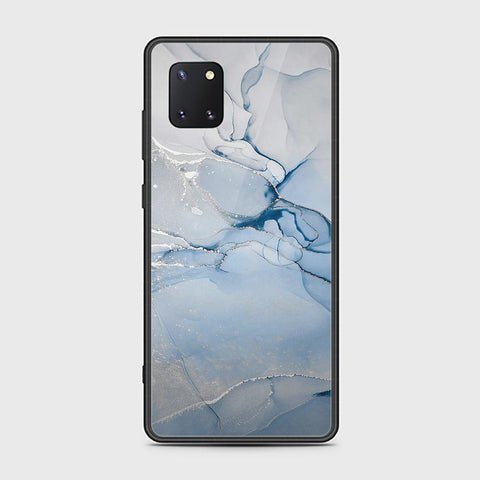 Samsung Galaxy Note 10 Lite Cover - Mystic Marble Series - HQ Ultra Shine Premium Infinity Glass Soft Silicon Borders Case