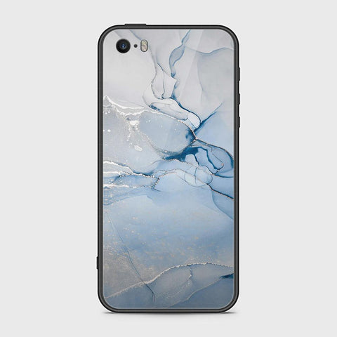 iPhone 5s Cover - Mystic Marble Series - HQ Ultra Shine Premium Infinity Glass Soft Silicon Borders Case