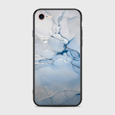 iPhone 8 / 7 Cover - Mystic Marble Series - HQ Ultra Shine Premium Infinity Glass Soft Silicon Borders Case