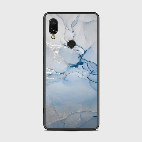 Xiaomi Redmi 7 Cover - Mystic Marble Series - HQ Ultra Shine Premium Infinity Glass Soft Silicon Borders Case