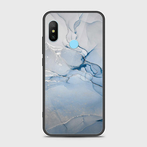 Xiaomi Redmi 6 Pro Cover - Mystic Marble Series - HQ Ultra Shine Premium Infinity Glass Soft Silicon Borders Case