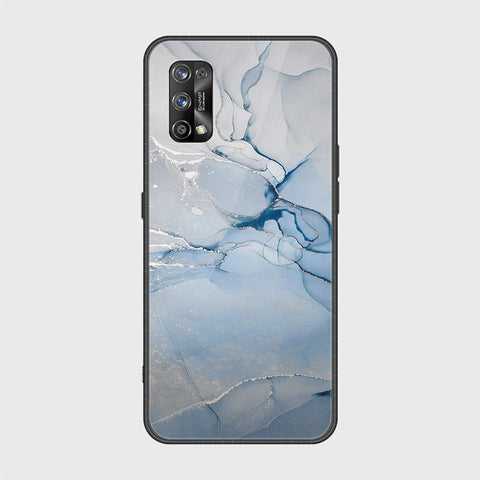 Realme 7 Pro Cover - Mystic Marble Series - HQ Ultra Shine Premium Infinity Glass Soft Silicon Borders Case