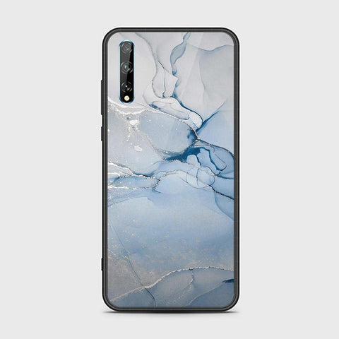 Huawei Y8p Cover- Mystic Marble Series - HQ Ultra Shine Premium Infinity Glass Soft Silicon Borders Case