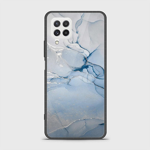 Samsung Galaxy M32 Cover- Mystic Marble Series - HQ Ultra Shine Premium Infinity Glass Soft Silicon Borders Case