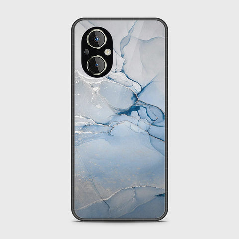 Oppo A96 5G Cover- Mystic Marble Series - HQ Ultra Shine Premium Infinity Glass Soft Silicon Borders Case