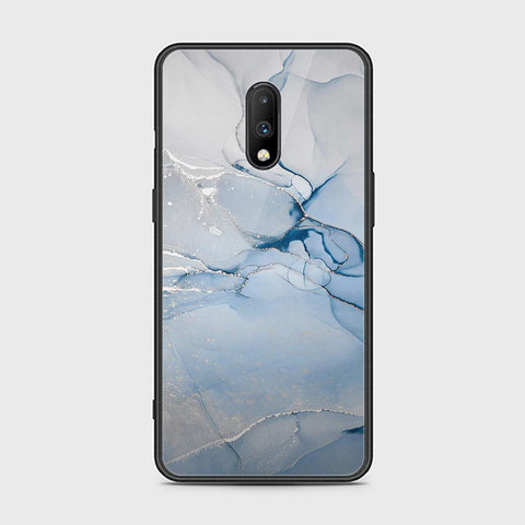 OnePlus 7 Cover - Mystic Marble Series - HQ Ultra Shine Premium Infinity Glass Soft Silicon Borders Case