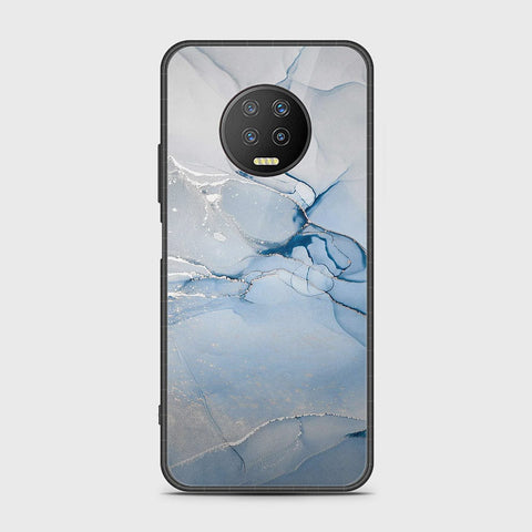 Infinix Note 7 Cover- Mystic Marble Series - HQ Ultra Shine Premium Infinity Glass Soft Silicon Borders Case