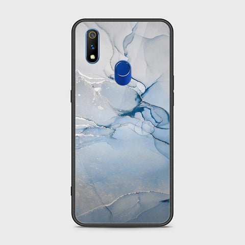 Realme 3 Pro Cover - Mystic Marble Series - HQ Ultra Shine Premium Infinity Glass Soft Silicon Borders Case