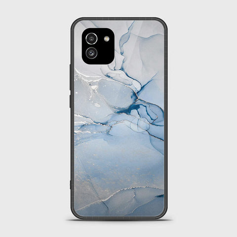 Samsung Galaxy A03 Cover- Mystic Marble Series - HQ Ultra Shine Premium Infinity Glass Soft Silicon Borders Case