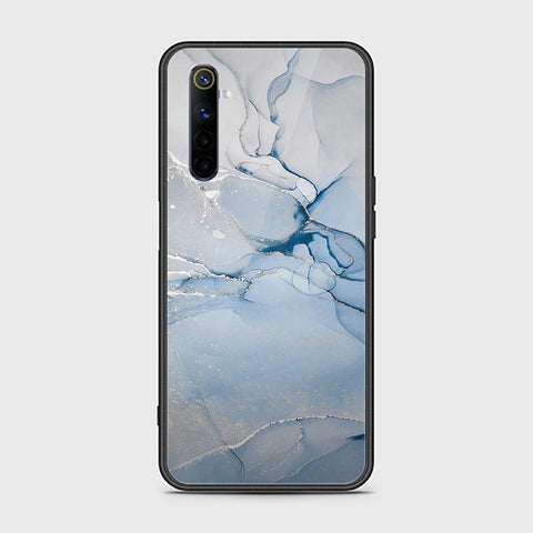 Realme 6 Cover - Mystic Marble Series - HQ Ultra Shine Premium Infinity Glass Soft Silicon Borders Case