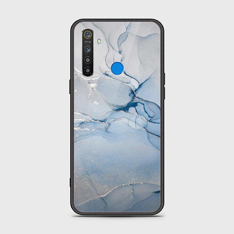 Realme 5i Cover - Mystic Marble Series - HQ Ultra Shine Premium Infinity Glass Soft Silicon Borders Case