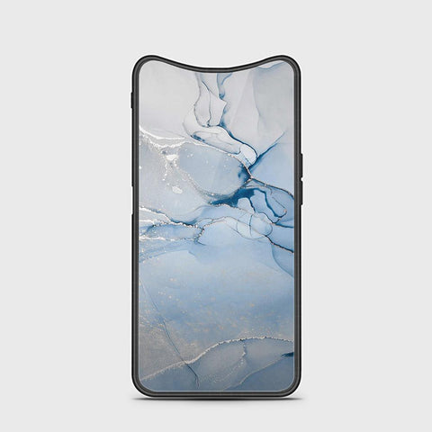 Oppo Find X Cover - Mystic Marble Series - HQ Ultra Shine Premium Infinity Glass Soft Silicon Borders Case