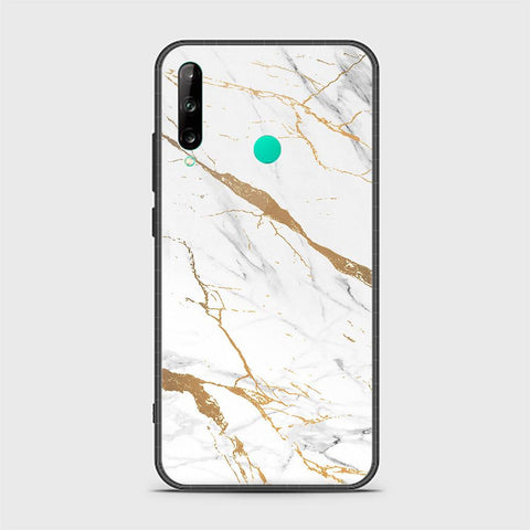 Huawei Y7P Cover - Mystic Marble Series - HQ Ultra Shine Premium Infinity Glass Soft Silicon Borders Case