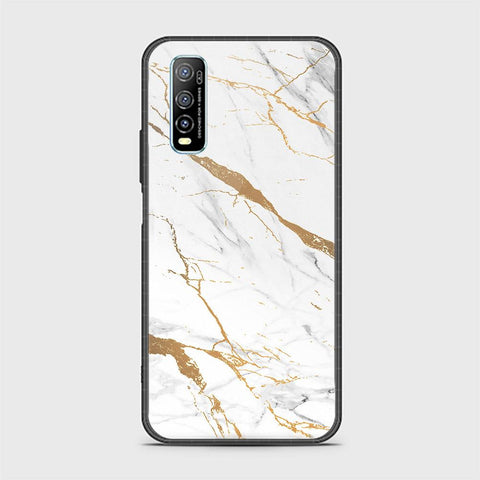 Vivo Y70s Cover - Mystic Marble Series - HQ Ultra Shine Premium Infinity Glass Soft Silicon Borders Case