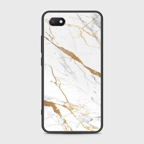 Huawei Y5 Prime 2018 Cover - Mystic Marble Series - HQ Ultra Shine Premium Infinity Glass Soft Silicon Borders Case