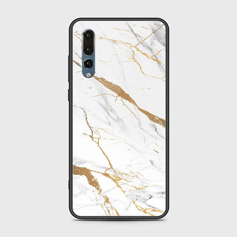 Huawei P20 Pro Cover - Mystic Marble Series - HQ Ultra Shine Premium Infinity Glass Soft Silicon Borders Case