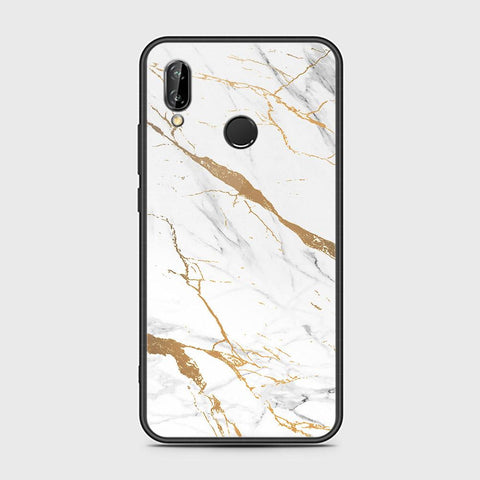 Huawei P20 Lite Cover - Mystic Marble Series - HQ Ultra Shine Premium Infinity Glass Soft Silicon Borders Case