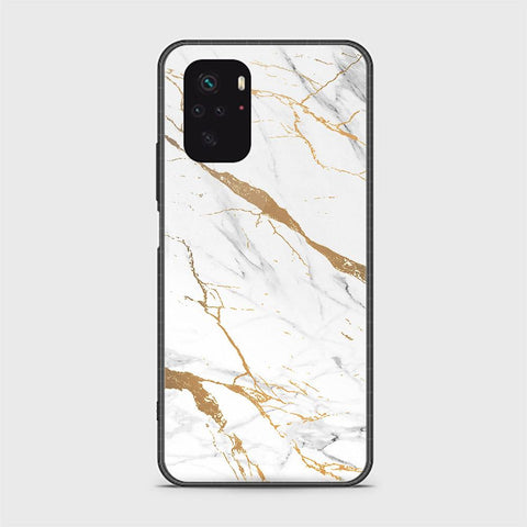 Xiaomi Redmi Note 10 4G Cover - Mystic Marble Series - HQ Ultra Shine Premium Infinity Glass Soft Silicon Borders Case