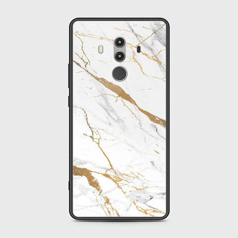 Huawei Mate 10 Pro Cover - Mystic Marble Series - HQ Ultra Shine Premium Infinity Glass Soft Silicon Borders Case