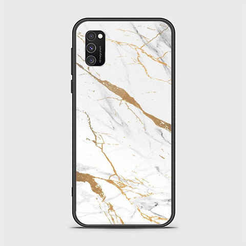 Samsung Galaxy A02s Cover - Mystic Marble Series - HQ Ultra Shine Premium Infinity Glass Soft Silicon Borders Case