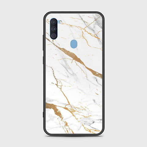 Samsung Galaxy M11 Cover - Mystic Marble Series - HQ Ultra Shine Premium Infinity Glass Soft Silicon Borders Case