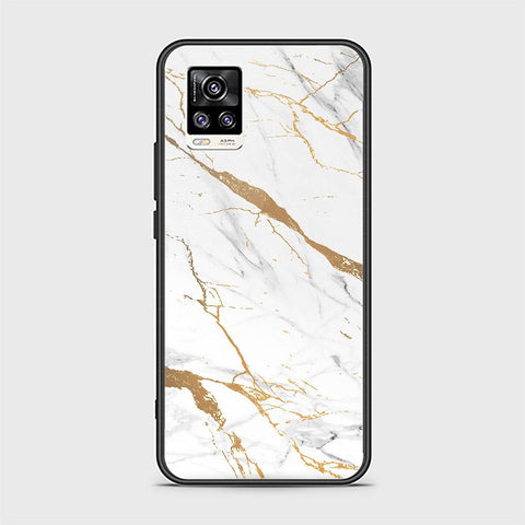 Vivo V20 Cover - Mystic Marble Series - HQ Ultra Shine Premium Infinity Glass Soft Silicon Borders Case