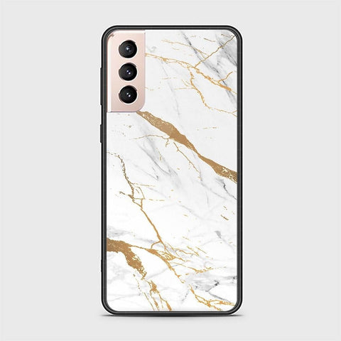 Samsung Galaxy S22 5G Cover - Mystic Marble Series - HQ Ultra Shine Premium Infinity Glass Soft Silicon Borders Case