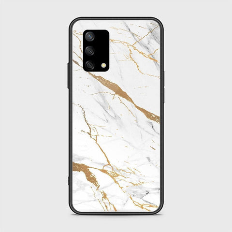 Oppo A95 4G Cover - Mystic Marble Series - HQ Ultra Shine Premium Infinity Glass Soft Silicon Borders Case