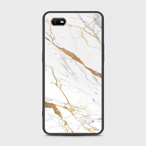 Oppo A1k Cover - Mystic Marble Series - HQ Ultra Shine Premium Infinity Glass Soft Silicon Borders Case