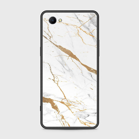 Oppo A3 Cover - Mystic Marble Series - HQ Ultra Shine Premium Infinity Glass Soft Silicon Borders Case
