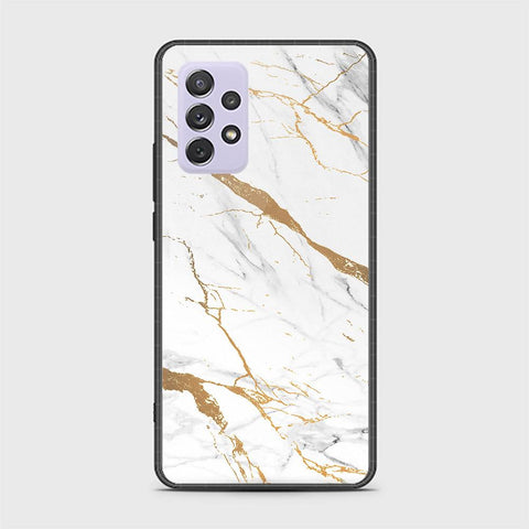 Samsung Galaxy A72 Cover - Mystic Marble Series - HQ Ultra Shine Premium Infinity Glass Soft Silicon Borders Case