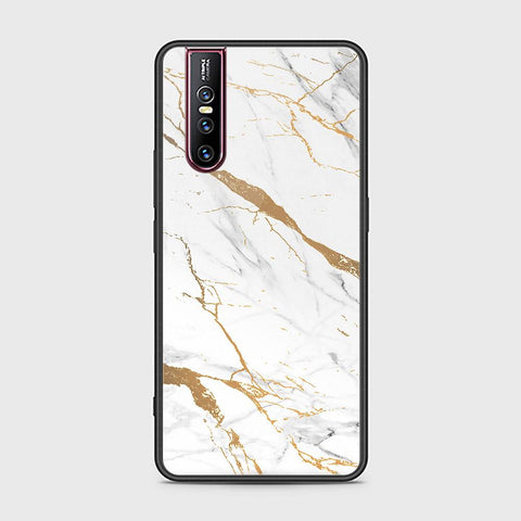 Vivo V15 Pro Cover - Mystic Marble Series - HQ Ultra Shine Premium Infinity Glass Soft Silicon Borders Case