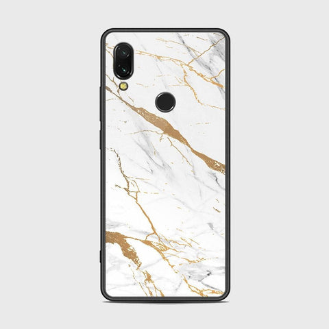 Xiaomi Redmi 7 Cover - Mystic Marble Series - HQ Ultra Shine Premium Infinity Glass Soft Silicon Borders Case