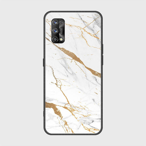 Realme 7 Pro Cover - Mystic Marble Series - HQ Ultra Shine Premium Infinity Glass Soft Silicon Borders Case