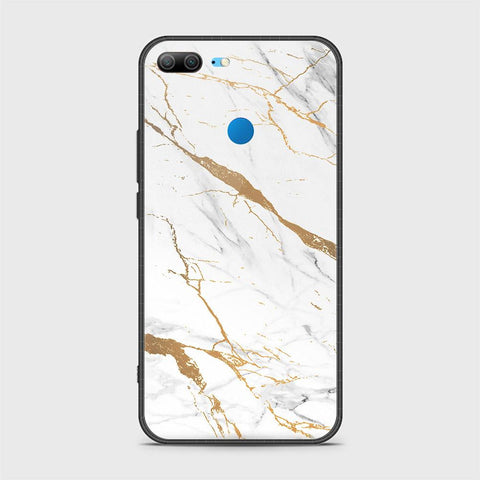 Huawei Honor 9 Lite Cover - Mystic Marble Series - HQ Ultra Shine Premium Infinity Glass Soft Silicon Borders Case