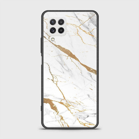 Samsung Galaxy M32 Cover- Mystic Marble Series - HQ Ultra Shine Premium Infinity Glass Soft Silicon Borders Case