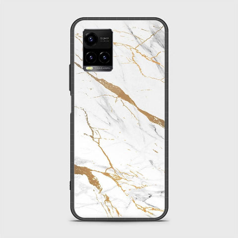 Vivo Y21a Cover - Mystic Marble Series - HQ Ultra Shine Premium Infinity Glass Soft Silicon Borders Case