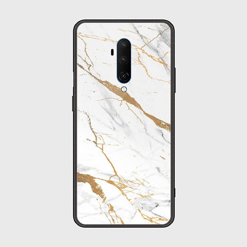 OnePlus 7T Pro Cover - Mystic Marble Series - HQ Ultra Shine Premium Infinity Glass Soft Silicon Borders Case