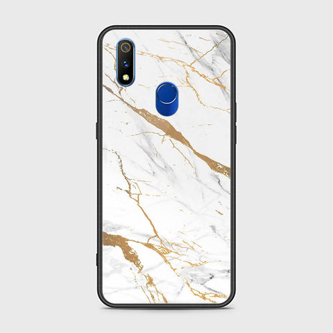 Realme 3 Pro Cover - Mystic Marble Series - HQ Ultra Shine Premium Infinity Glass Soft Silicon Borders Case