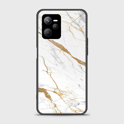 Realme C35 Cover- Mystic Marble Series - HQ Ultra Shine Premium Infinity Glass Soft Silicon Borders Case