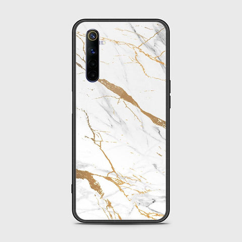 Realme 6 Cover - Mystic Marble Series - HQ Ultra Shine Premium Infinity Glass Soft Silicon Borders Case