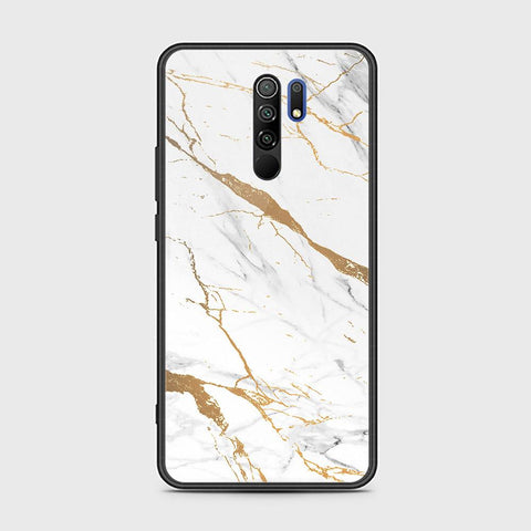 Xiaomi Redmi 9 Cover - Mystic Marble Series - HQ Ultra Shine Premium Infinity Glass Soft Silicon Borders Case