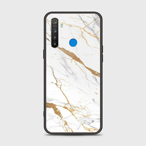 Realme 5i Cover - Mystic Marble Series - HQ Ultra Shine Premium Infinity Glass Soft Silicon Borders Case